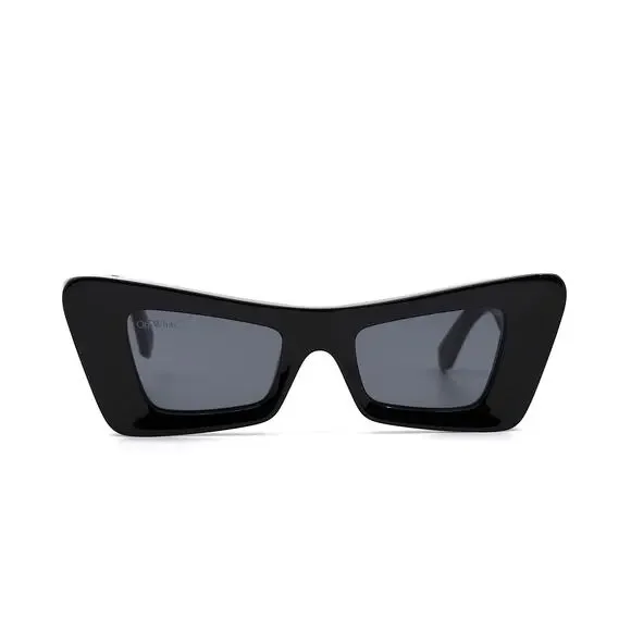 NEW! OFF-WHITE ACCRA OER1027 1007 BLACK GREY AUTHENTIC SUNGLASSES - Picture 2 of 13